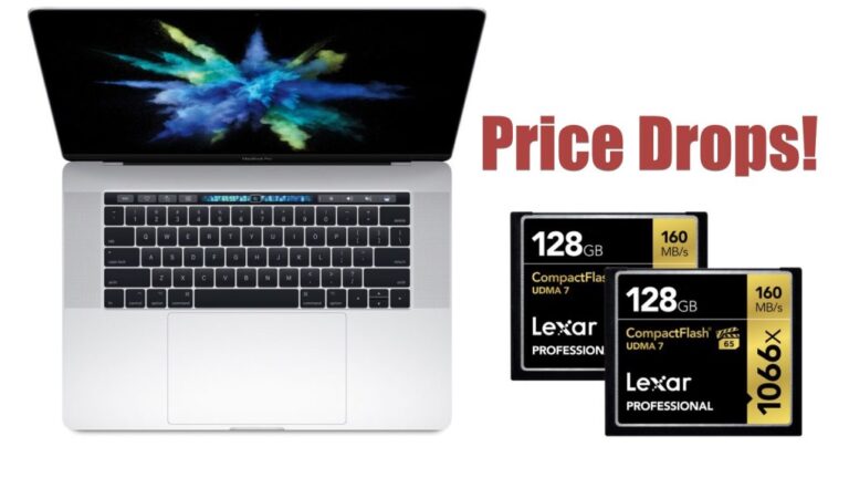 Baisse de prix : Apple 15,4″ MacBook Pro : 1 900 $ et Lexar 128 Go Professional : 200 $ 