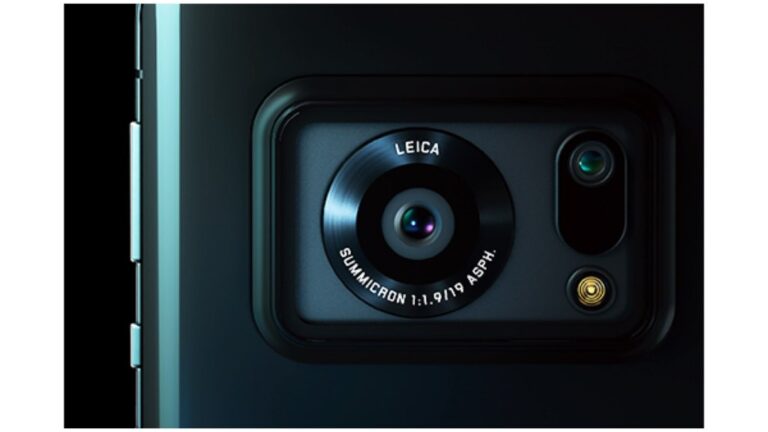 Sharp AQUOS R6 : l'objectif Leica Summicron