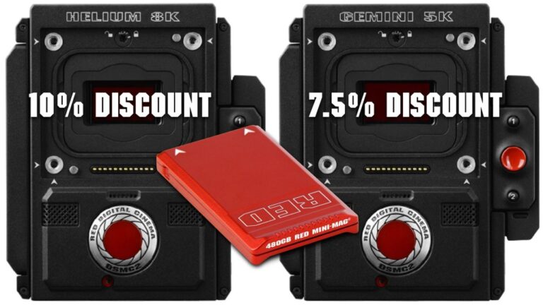 10% de réduction sur un nouvel appareil photo RED