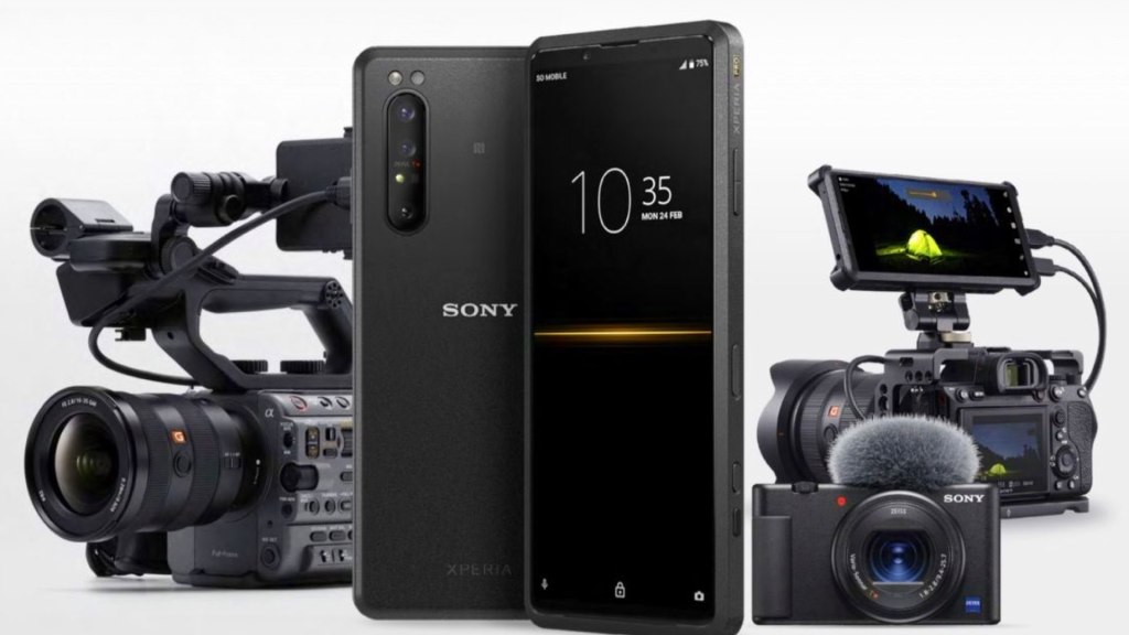 Les caméras Xperia Pro, Alpha et Cinema Line.