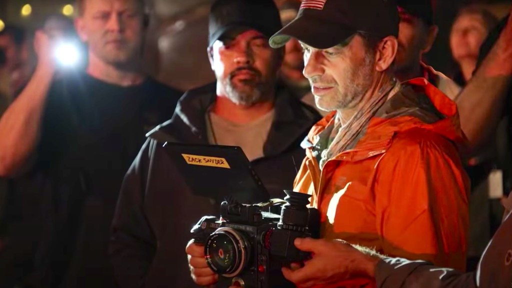 Zack Snyder sur le tournage de Army of the Dead.  Image : Netflix