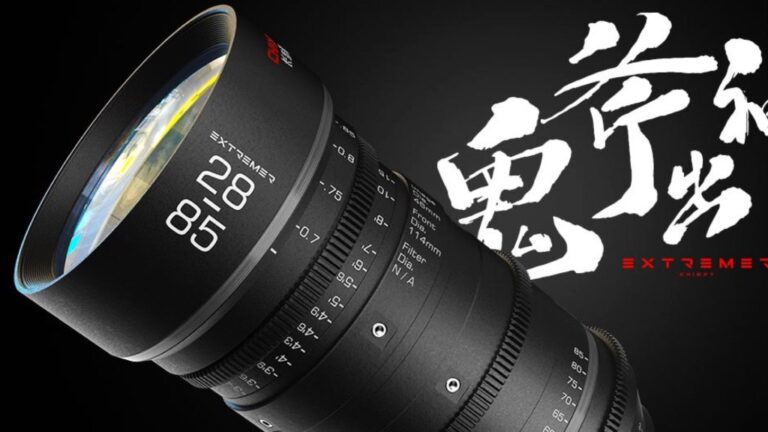 Découvrez le CHIOPT Extremer Compact Zoom 28-85 mm/T3.2 : objectif cinéma plein format « super économique »