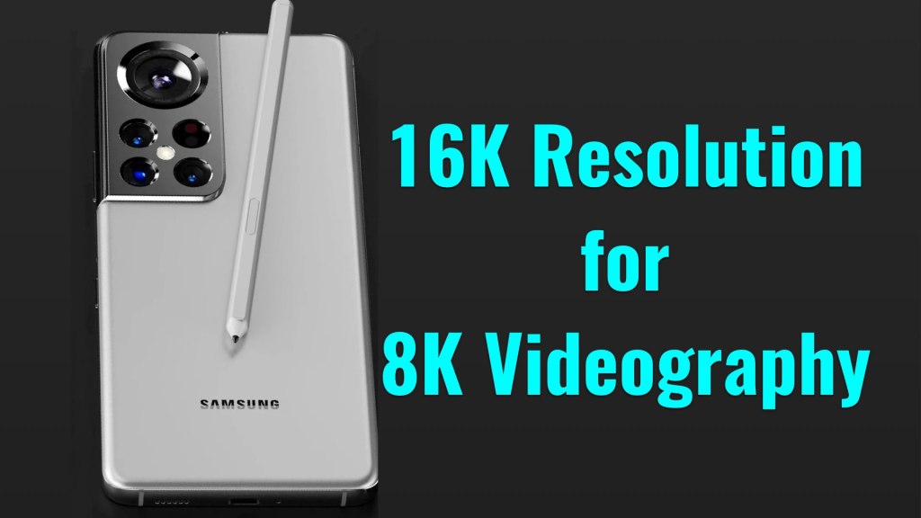 Samsung présente un capteur de résolution 16K pour la vidéographie mobile 8K