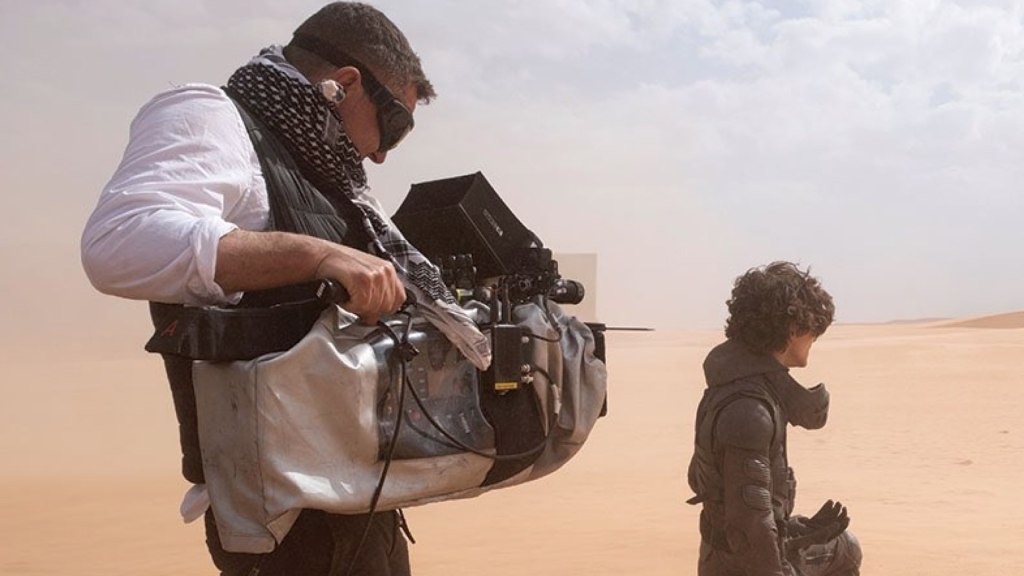 DP Greig Fraser ASC, ACS si tournage Dune.  AVEC LA COURTOISIE DE CHIA BELLA JAMES/WARNER BROS