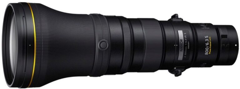 Nikon développe un objectif à focale fixe plein format S-Line 800 mm