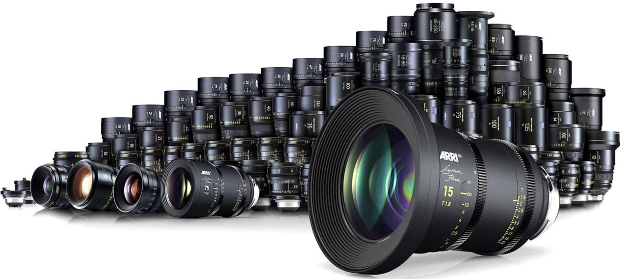 Les lentilles d'ARRI.  Photo : ARRI