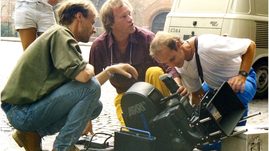 ARRIFLEX 765. BTS de BMW 1989 commercial.  Photo : Location ARRI