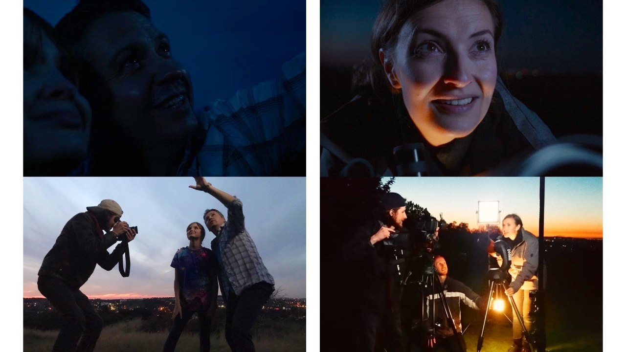 BTS de OVER THE MOON avec la Blackmagic Design Pocket Cinema Camera 6K Pro.  Crédit : Elliot & Zander Weaver