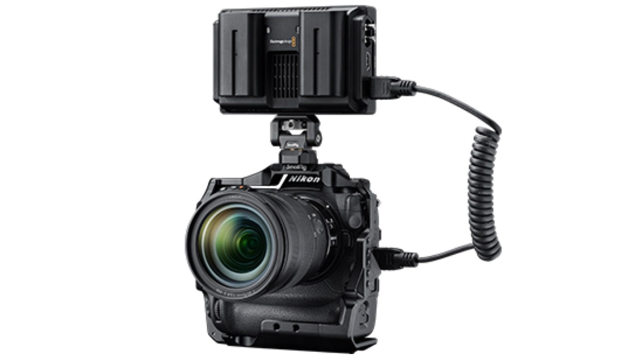 Le Nikon Z9 et le Blackmagic Video Assist.  Image : Nikon Inde