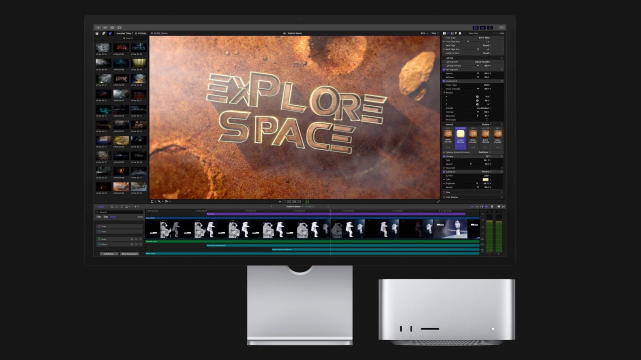 Final Cut Pro.  Image : Pomme