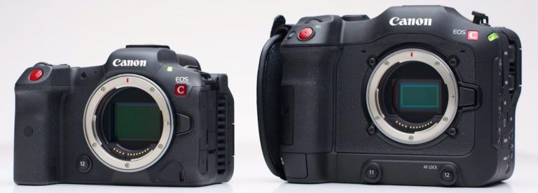 Comparaison Canon Cinema EOS : C70 contre R5C