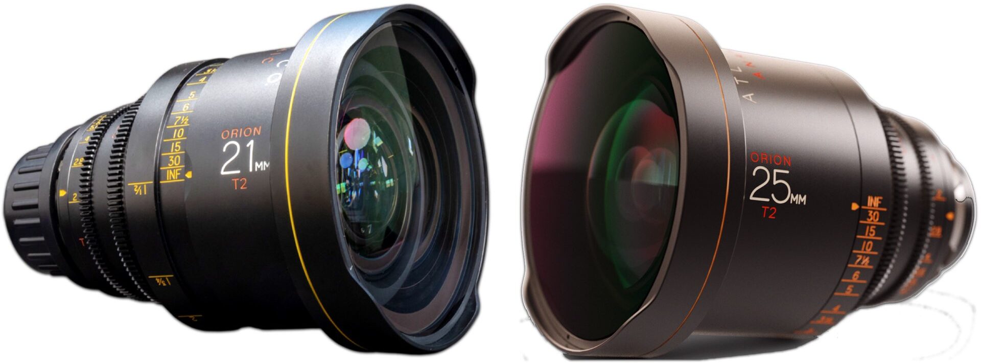 Atlas 25mm et 12mm Orion Series Anamorphic Primes