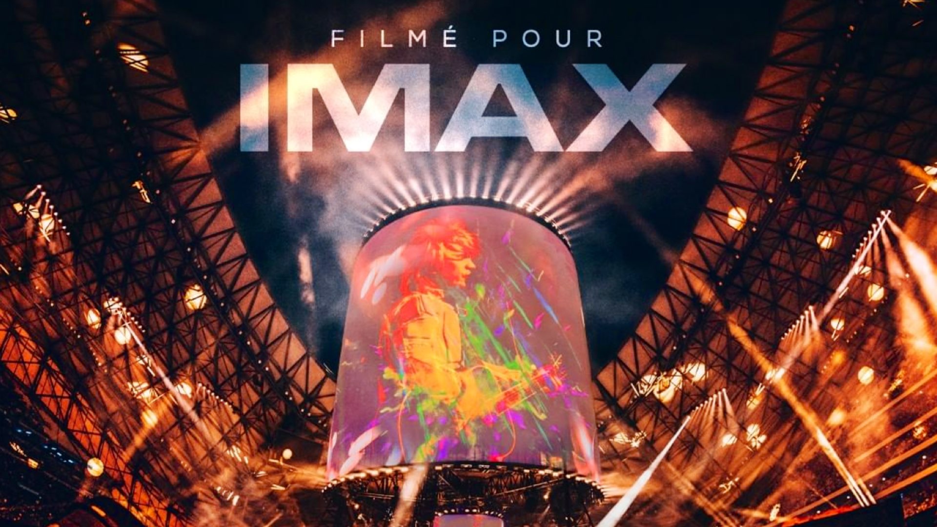 Filmé pour le concert IMAX : INDOCHINE -CENTRAL TOUR au Groupama Stadium de Lyon.  Image : IMAX