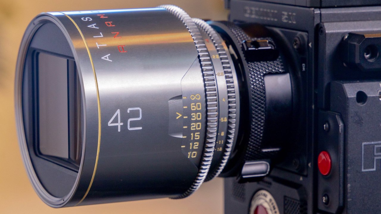 L'objectif Atlas Mercury Anamorphic 1.5X Full-Frame.  Photo : Atlas