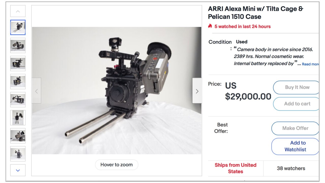 ARRI ALEXA Mini en vente sur eBay