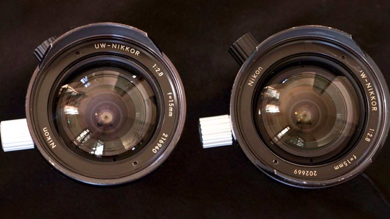 Objectifs Nikon Nikonos 15 mm. Photo : Pawel Achtel ACS