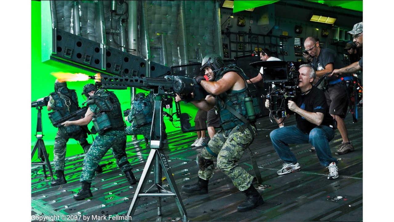 Avatar (2009) dans les coulisses. Photo : Mark Fellman