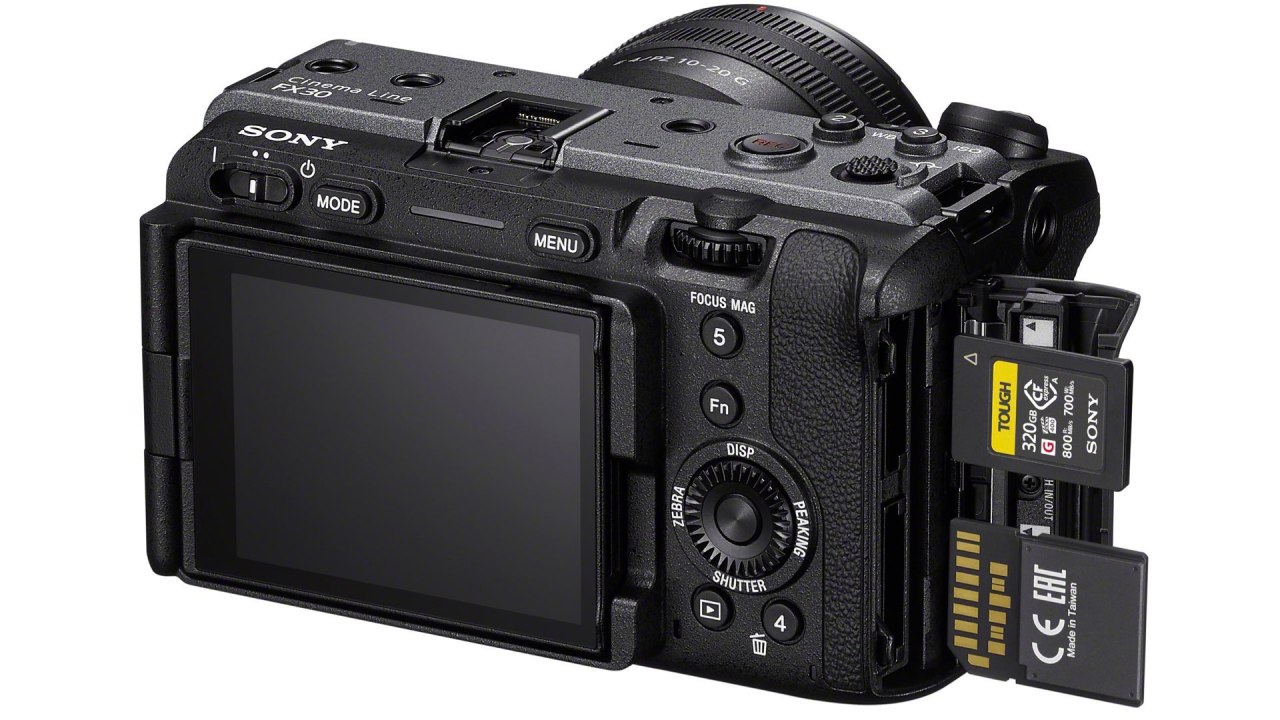 Sony FX30.  Photo : Sony