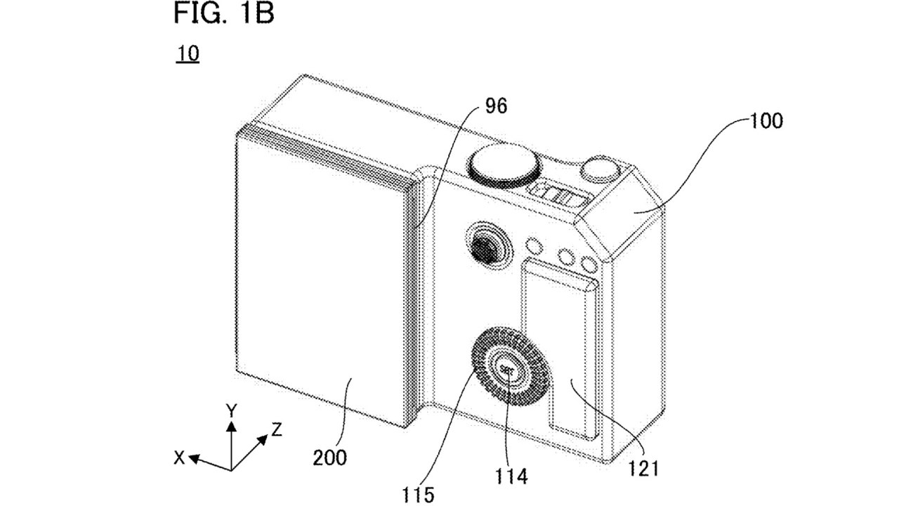 Canon - Brevet d'un écran d'appareil photo pliable 2