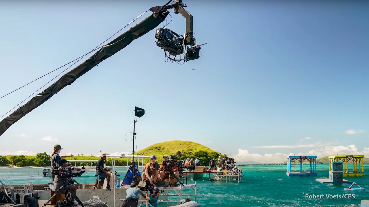 BTS de Survivor 43 de CBS. Image: Sony