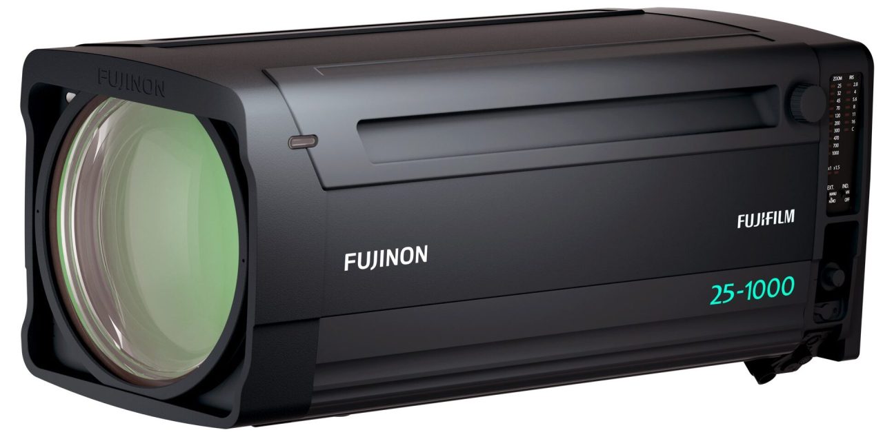 Objectif cinéma plein format FUJINON 25-1000 mm F2.8-5.0.  Photo : Fujifilm