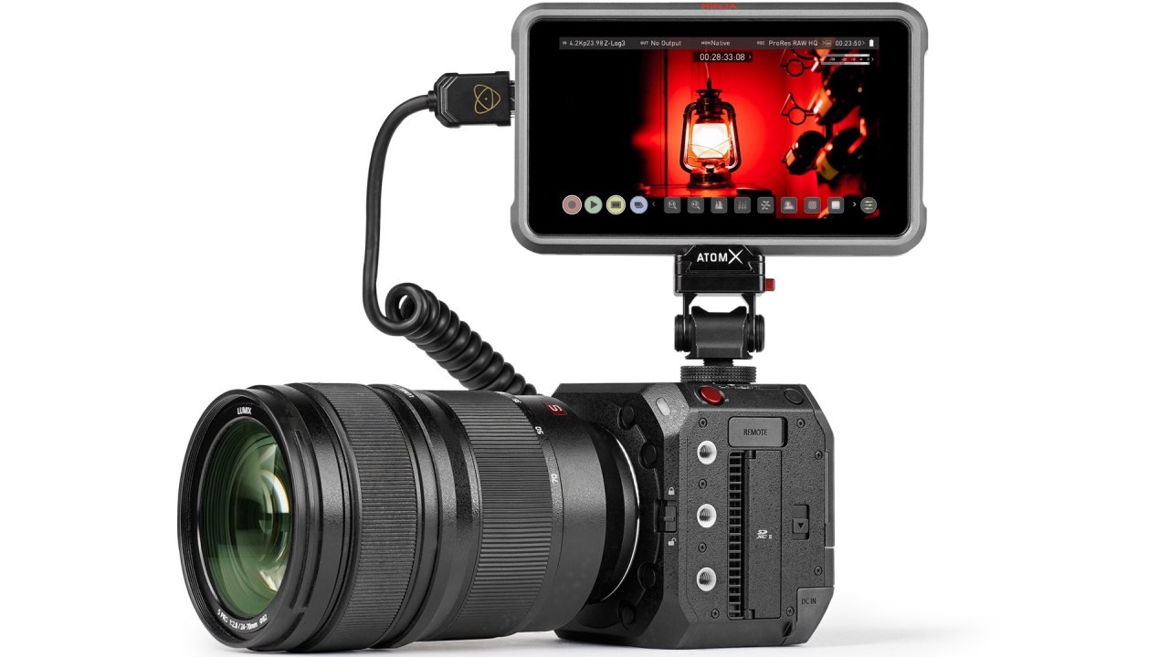 Panasonic LUMIX BS1H avec l'Atomos Ninja V