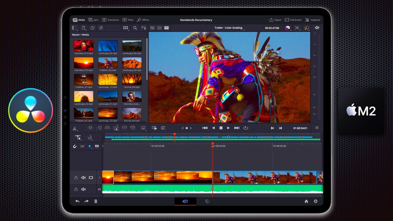 Apple présente DaVinci Resolve pour iPad