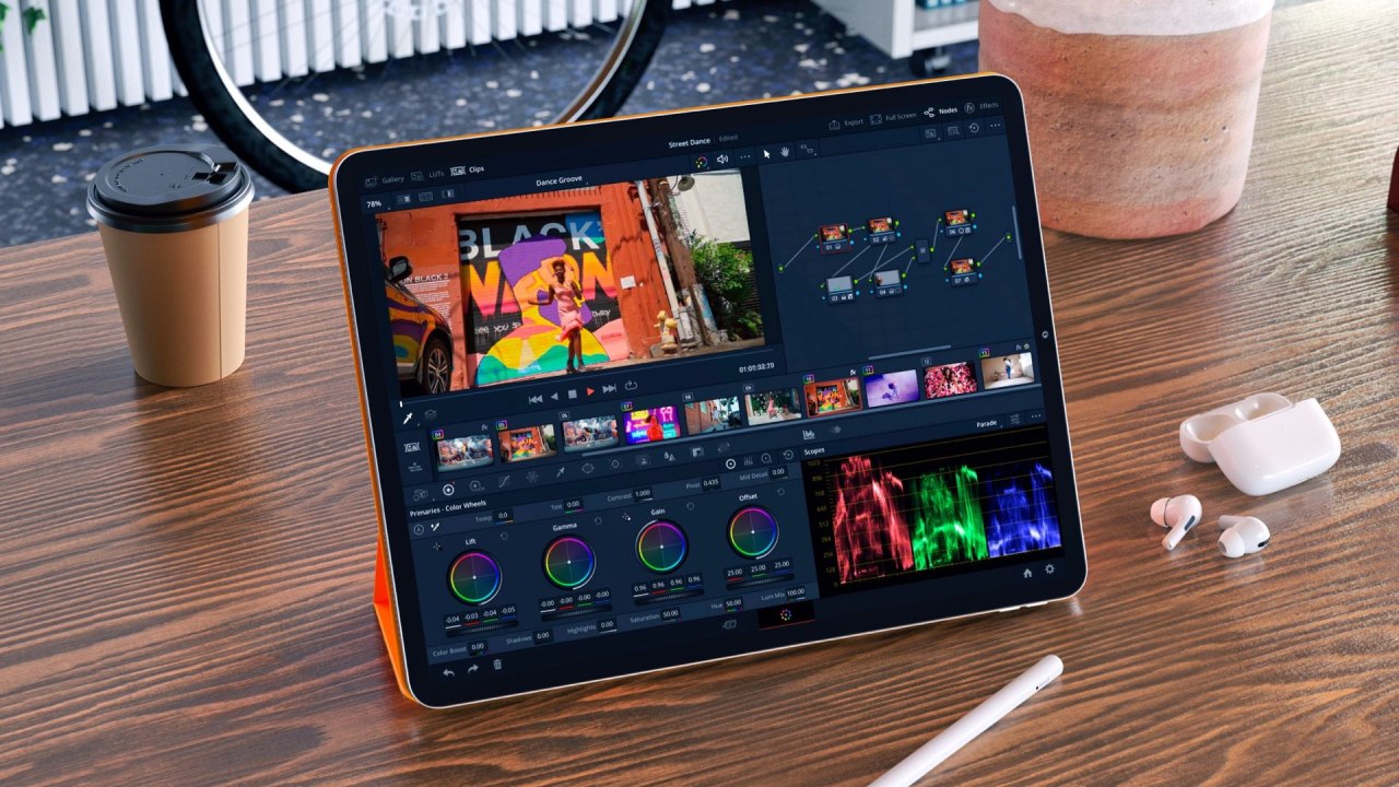 DaVinci Resolve pour iPad.  Image : Conception Blackmagic