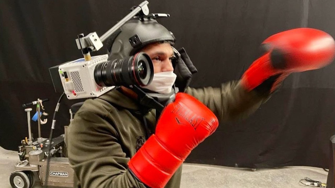 BTS de Creed III - Le RED Komodo.  Photo de Kramer Morgenthau