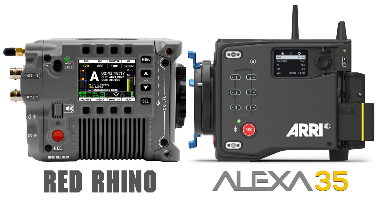 Bêtes S35: RED RHINO V-Raptor contre ARRI AlEXA 35