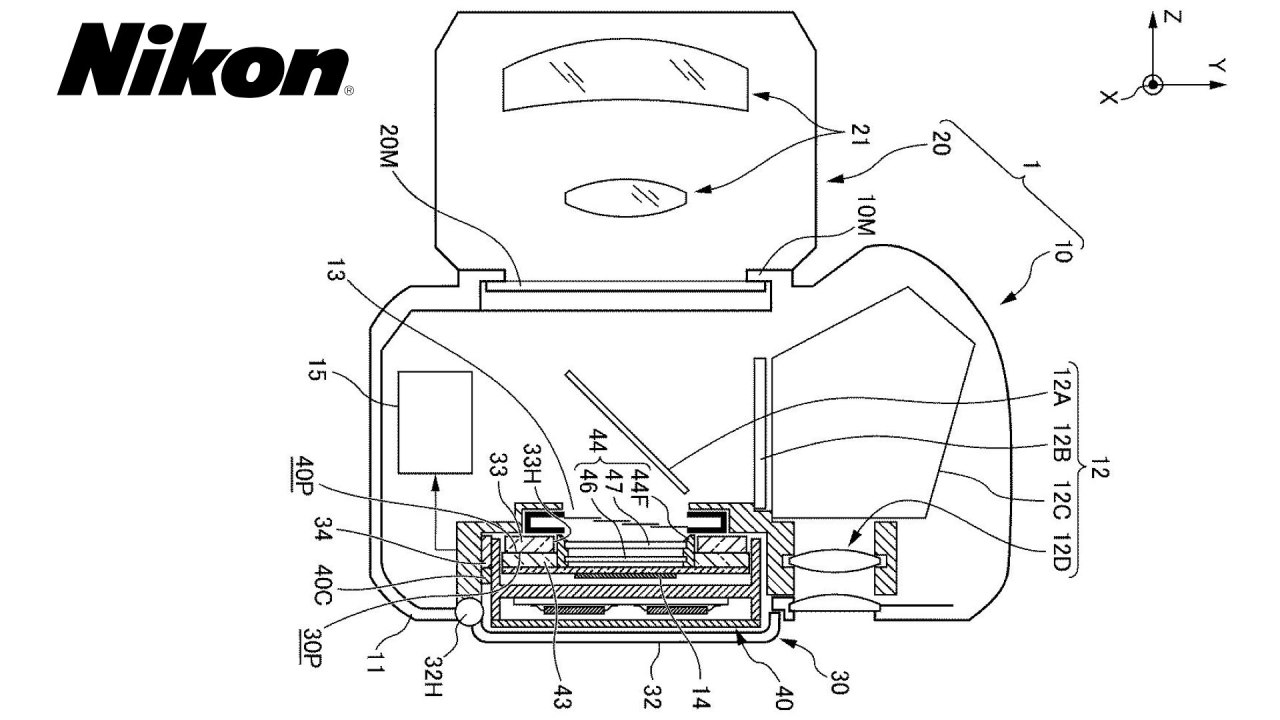 Le capteur interchangeable de Nikon.  Source : demande de brevet 2013.