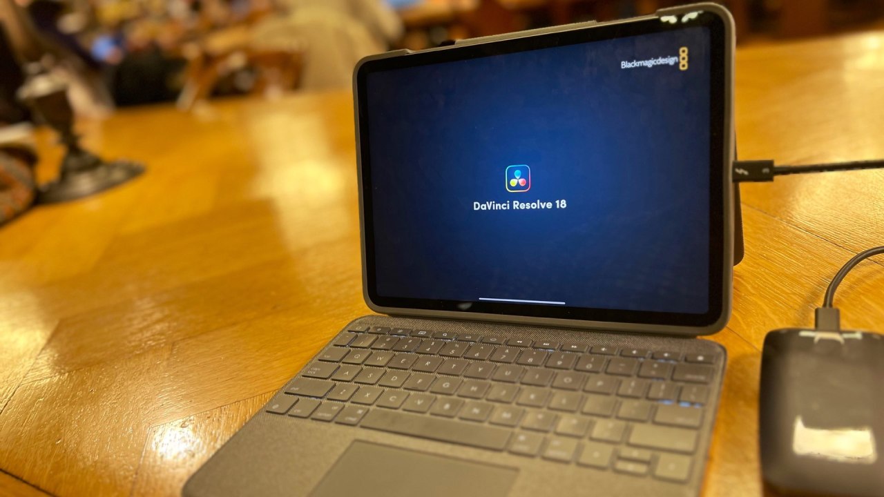 DaVinci Resolve 18 pour iPad.