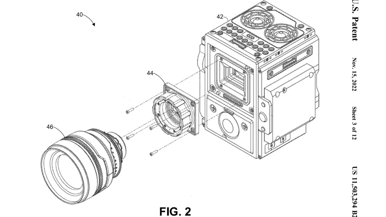 Le DSMC2 ROUGE.  Une image du brevet ideo Image Data Processing In Electronic Devices