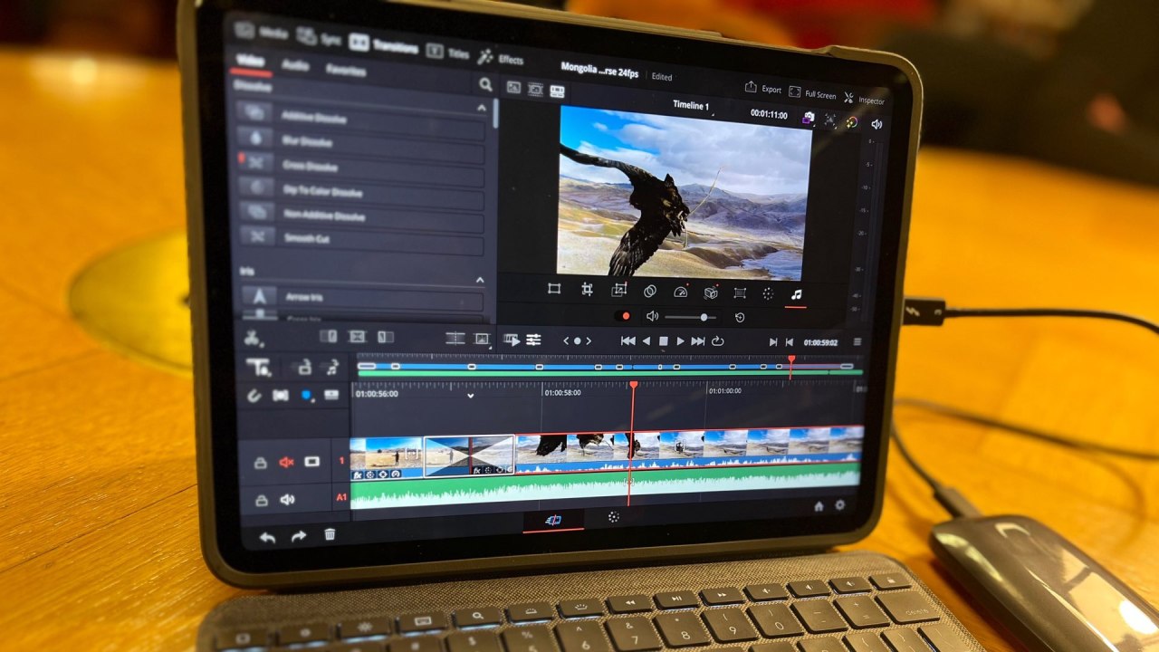 DaVinci Resolve 18 pour iPad. 