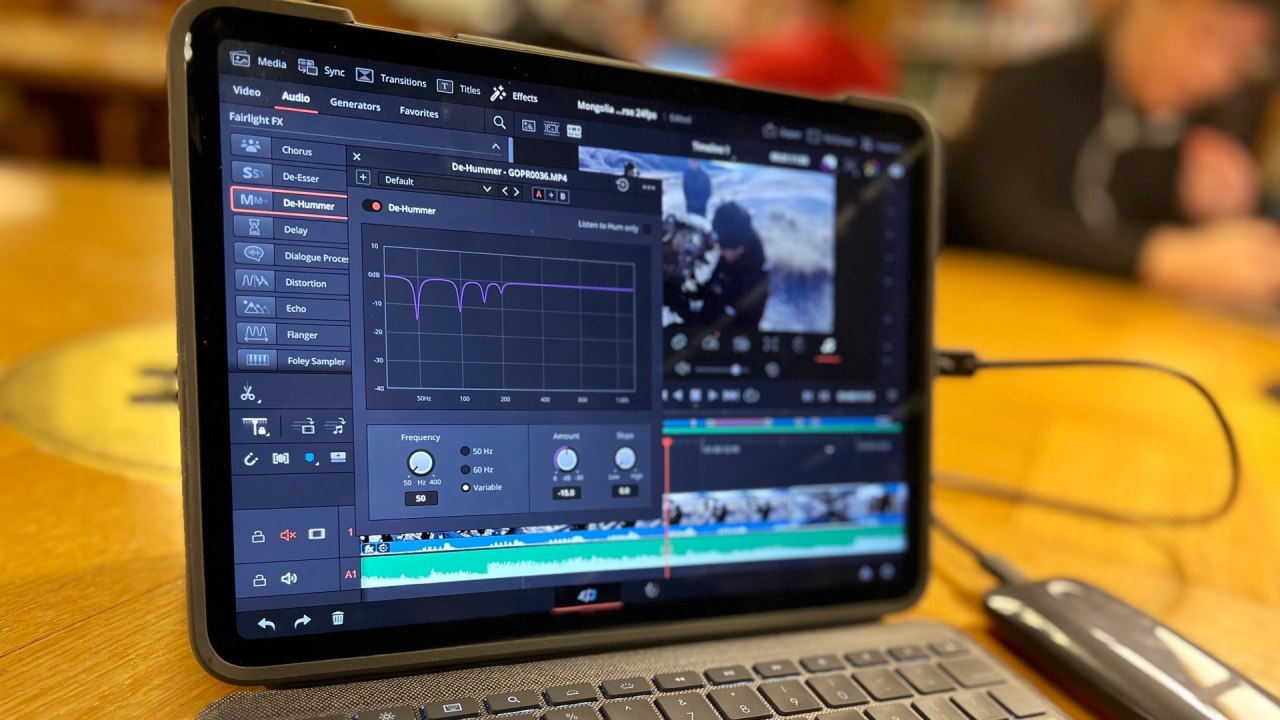 DaVinci Resolve 18 pour iPad. 