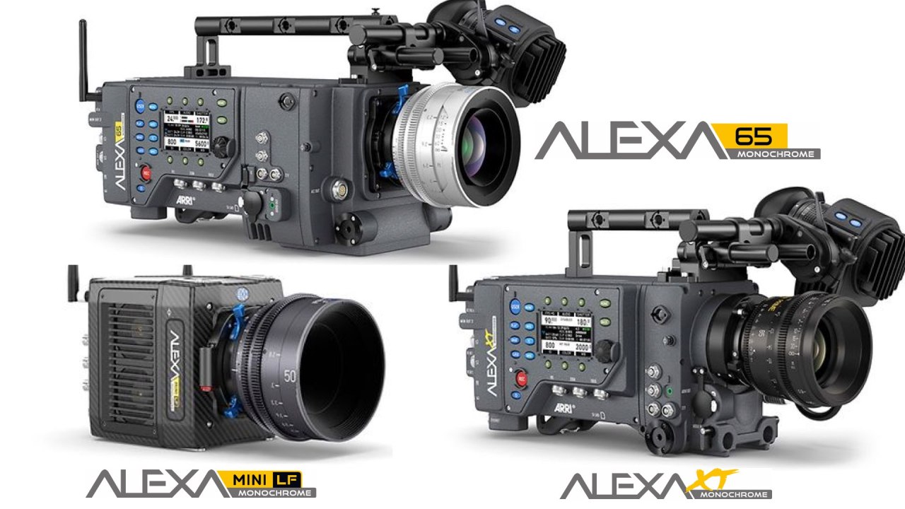 Caméras monochromes ALEXA annoncées : 65, XT et Mini LF