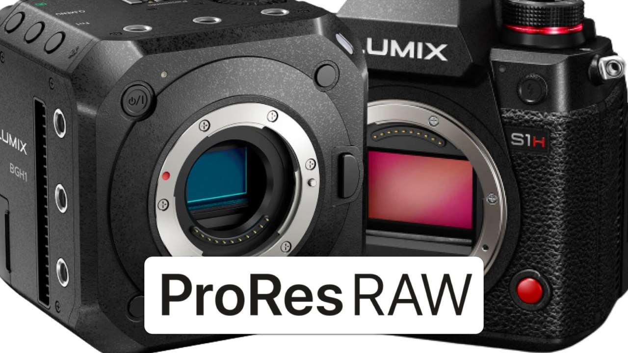 Les LUMIX BGH1 et LUMIX S1 peuvent désormais enregistrer en ProRes RAW