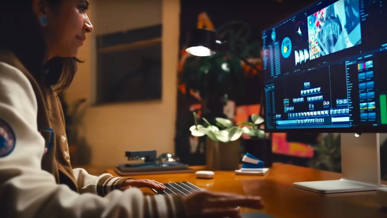 Apple Mac Mini M2 et FCP.  Image : Pomme