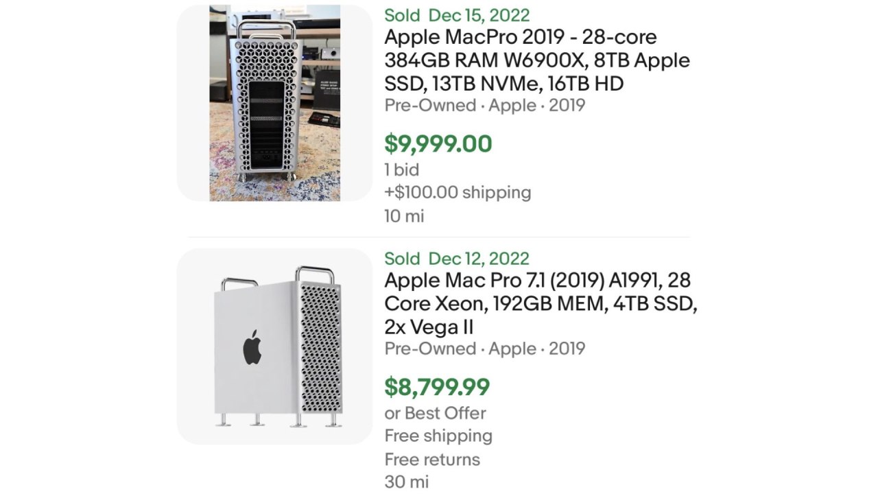 Mac Pro sur eBay