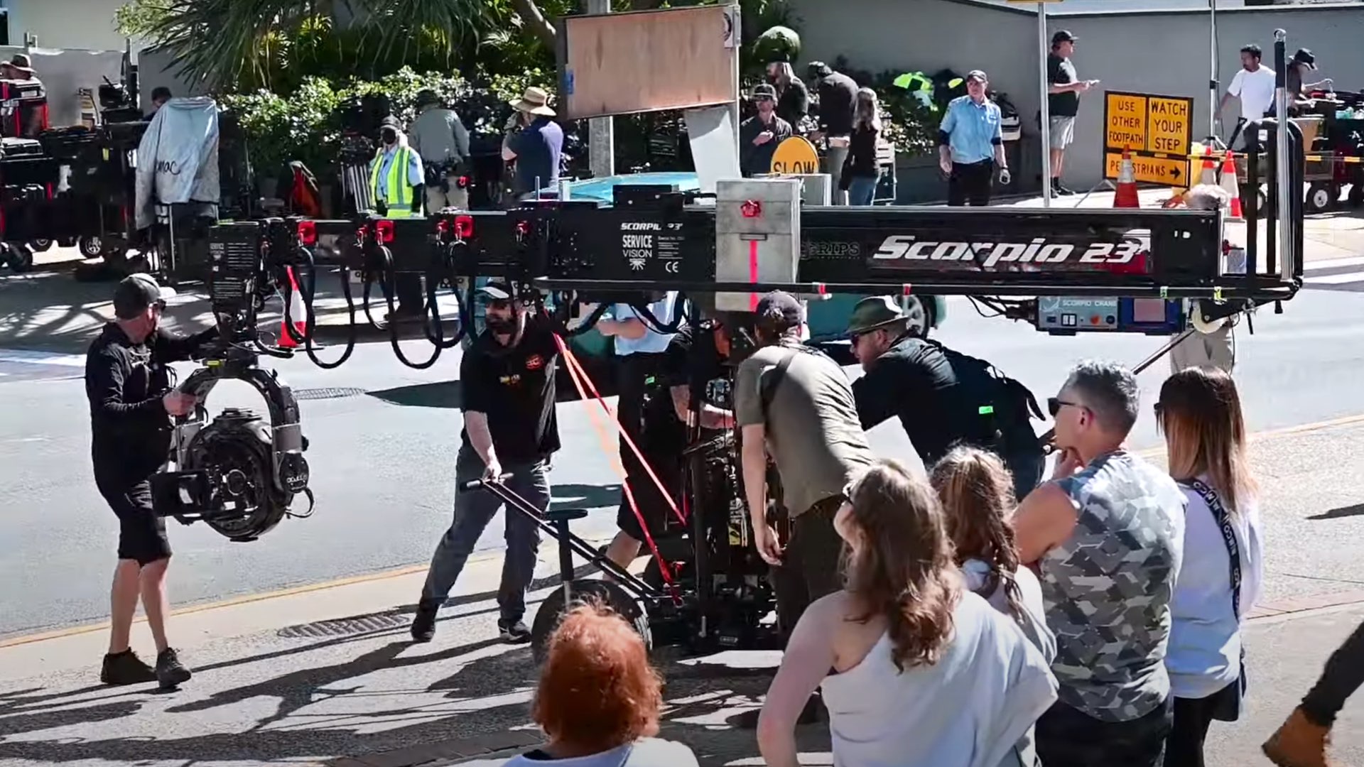 BTS de Godzilla & Kong.  Image: MONSTRE X ZÉRO