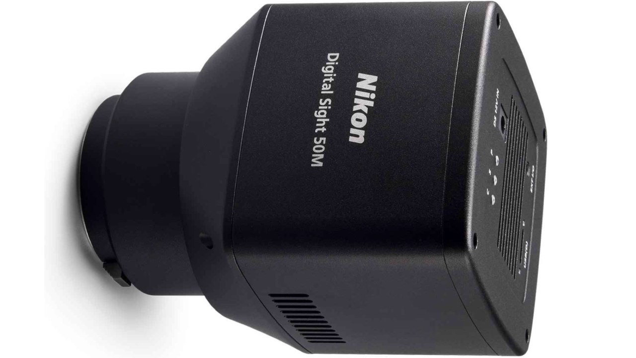 Le viseur numérique Nikon 50M.  Caméra 9K plein format pour microscopes